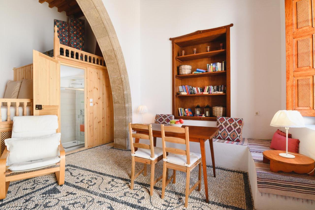 Villa Nouna Линдос Экстерьер фото